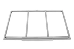 DURAMAXX VCM Duramax Metall-Unterkonstruktion Bodenrahmen 113 x 192 Silber
