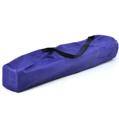 VCM 2er Set Deluxe Campingstuhl Angelstuhl | grau | gepolstert | klappbar | Armlehne mit Getränkehalter | Maße L 57cm x B 90cm x H 110 cm Blau Discount