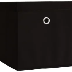 VCM 10er Set Faltbox | Klappbox Stoff Kiste | Faltschachtel | Maße ca. H. 28 x B. 27 x T. 27 cm | Regalbox - Boxas Grün