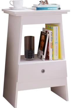 Nachtschrank | Beistelltisch | Couchtisch | Nachttisch Wohnzimmertisch |Kaffeetisch | Maße ca. H. 73 x B. 45 x T. 35 cm - Spidali ^ VCM Outlet