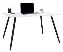 Schreibtisch Computertisch Bürotisch Skandanivischer Retro Look Salia 80x50 cm ^ VCM Outlet