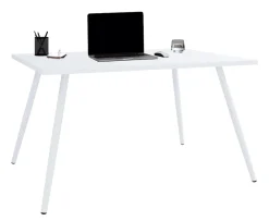 Schreibtisch Computertisch Bürotisch Skandanivischer Retro Look Salia 110x80 cm ^ VCM Sale