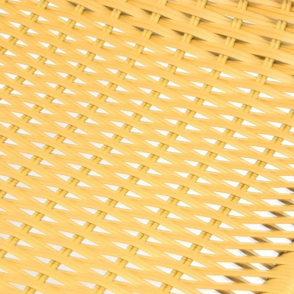 VCM 3-tlg. Gartenmöbelset | Gartengarnitur | Poly-Rattan | Beige | Sitzgarnitur Gelb Outlet