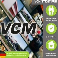 VCM Holz Schreibtisch | Eckschreibtisch schlicht | 160x160 | L Form links oder rechts | Arbeitstisch Platte 80 cm tief | Computertisch Büromöbel - Lona X Silber / Weiß Sale