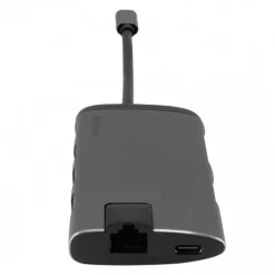 USB-C Multiport Hub 3x USB 3.1, HDMI, SD, RJ45 Adapter Schwarz ^ Verbatim New