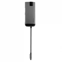 USB-C Multiport Hub 3x USB 3.1, HDMI, SD, RJ45 Adapter Schwarz ^ Verbatim New