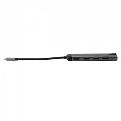 USB-C Multiport Hub 3x USB 3.1, HDMI, SD, RJ45 Adapter Schwarz ^ Verbatim New