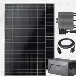 Veska ® Balkonkraftwerk 830W/600 mit Upgradefunktion auf 800W und 1,6 kWh Batteriespeicher Sale