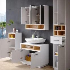 Vicco Badmöbel Badezimmermöbel Beatrice Spiegelschrank Waschtisch Midischrank Sale