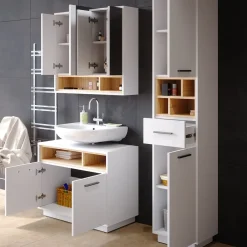 Vicco Badmöbel Set Beatrice Spiegelschrank Waschtischunterschrank Hochschrank Best