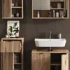 Badmöbel-Set Eliza Viking Oak 4 Teile ^ Vicco Outlet