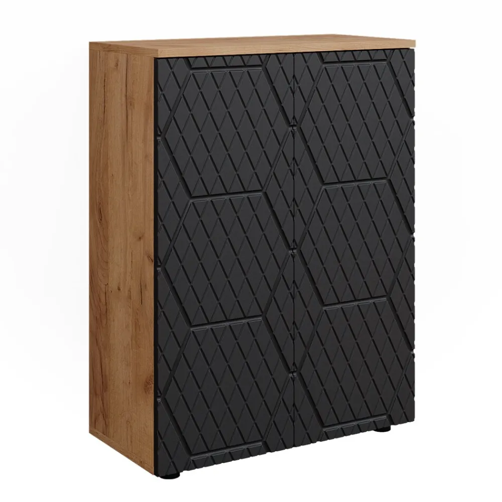 Vicco Badschrank Irma Eiche Anthrazit 60 x 81 cm Badezimmer Online