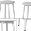 Vicco Barhocker Edmonton Weiß 31,5 x 64 cm 2er Set