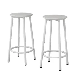 Vicco Barhocker Edmonton Weiß 31,5 x 64 cm 2er Set