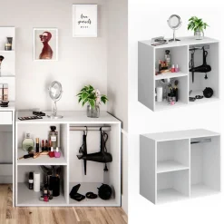 Vicco Beistellschrank Anstellschrank für Schminktisch Isabelle Anrichte Kommode Outlet