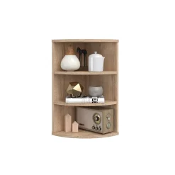 Vicco Eckregal ECKI 0,5 Winkelregal Küchenregal Badregal Standregal Regal sonoma Outlet