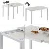 Esstisch Granny Weiß 120 x 70 cm ausziehbar ^ Vicco Discount
