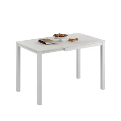 Esstisch Granny Weiß 120 x 70 cm ausziehbar ^ Vicco Discount