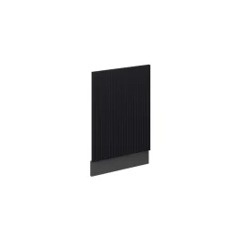Vicco Geschirrspülerblende Fame-Line Anthrazit Schwarz gestreift 45 cm ohne Arbeitsplatte Outlet