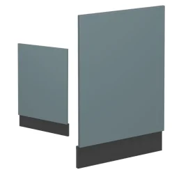 Vicco Geschirrspülerblende Küchenmöbel R-Line Solid Anthrazit Blau Grau 45 cm modern Hot