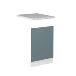 Vicco Geschirrspülerblende Küchenmöbel R-Line Solid Weiß Blau Grau 45 cm modern Arbeitsplatte Online
