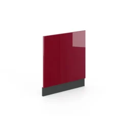 Geschirrspülerfront 60 cm Bordeaux Hochglanz Küchenschrank Blende Küchenzeile Fame-Line ^ Vicco Online