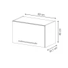 Vicco Hängeschrank Fame-Line Anthrazit Dunkelblau Hochglanz 60 cm flach Discount
