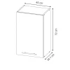 Hängeschrank Fame-Line Eiche gefräst 45 cm ^ Vicco Clearance