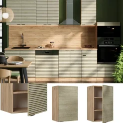Hängeschrank Fame-Line Eiche gefräst 45 cm ^ Vicco Clearance