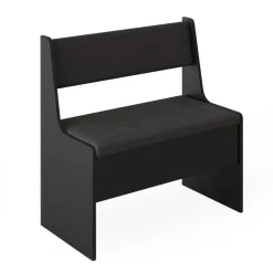 Küchenbank Sitzbank Esszimmerbank Roman Schwarz 77 cm modern Truhenbank Eckbankgruppe Esszimmergruppe Küchensitzgruppe Sitzbankgruppe Küchenmöbel Polstermöbel ^ Vicco New