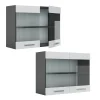 Vicco Küchenschrank Hängeschrank Hängeglasschrank 80 cm R-Line Anthrazit Outlet