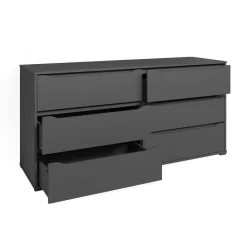 Vicco Kommode Sideboard Mehrzweckschrank Ruben Anthrazit Schublade 160 cm Ablage Hot