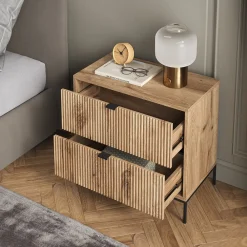 Vicco Nachttisch Eliza Viking Oak 2er Set New