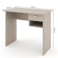 Vicco Schreibtisch COLIN Sonoma Eiche Arbeitstisch Bürotisch Regal PC Tisch Outlet