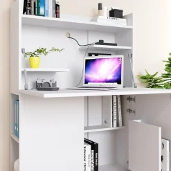 Vicco Schreibtisch-Schrank Alena Büroschrank Aktenschrank Computertisch Sekretär Hot