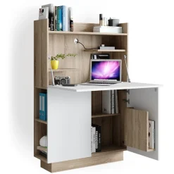 Vicco Schreibtischschrank Büroschrank Aktenschrank Alena Computertisch SON-Weiß Online