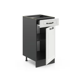Vicco Schubunterschrank 40 cm Anthrazit Küchenschrank Unterschrank Küchenzeile R-Line Best