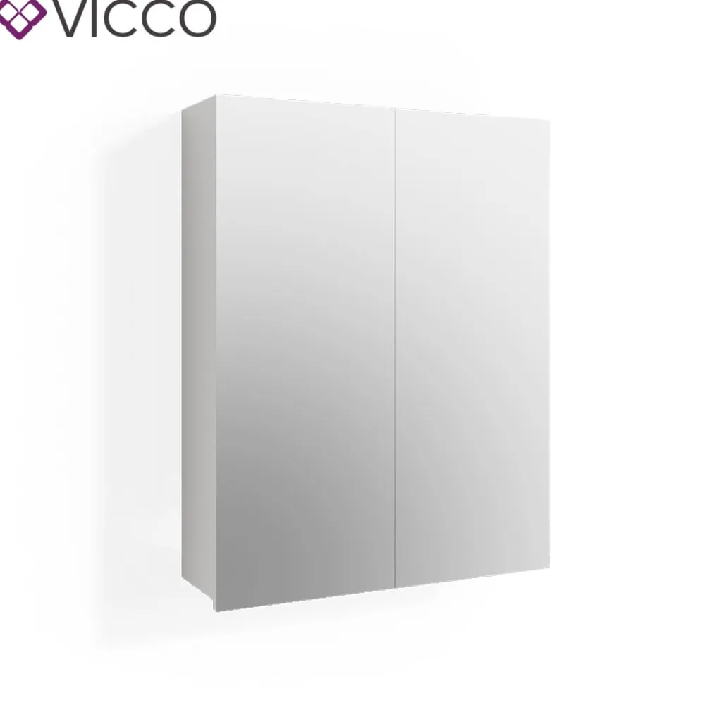 Spiegelschrank FREDDY Weiß Spiegel Badspiegel Wandspiegel Badezimmer ^ Vicco Hot