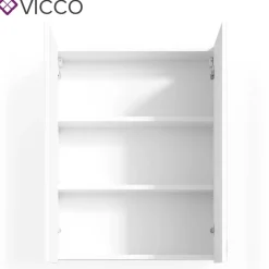 Spiegelschrank FREDDY Weiß Spiegel Badspiegel Wandspiegel Badezimmer ^ Vicco Hot
