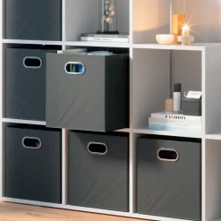 Vicco Treppenregal Raumteiler Bücherregal 10 Fächer Weiß Stufenregal Faltbox Online