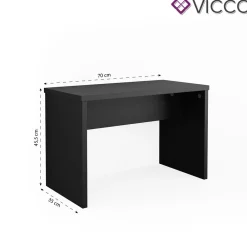 Universalhocker Bank schwarz - Frisiertisch Kommode Spiegel ^ Vicco Hot