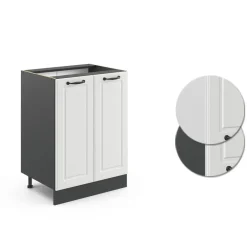 Vicco Unterschrank 60 cm Anthrazit Küchenschrank Unterschrank Küchenzeile R-Line Hot