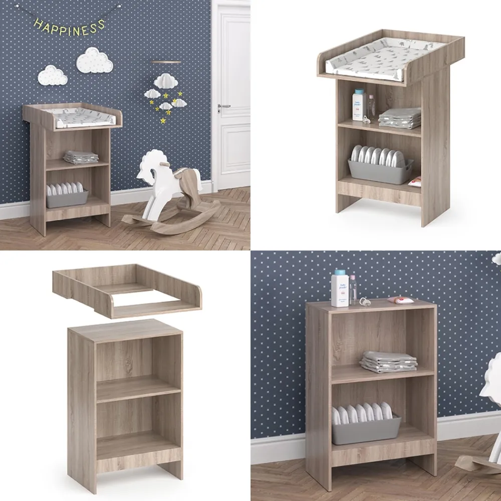 Vicco Wickeltisch Wickelkommode Wickelschrank Leo Wickelaufsatz Sonoma Ablage Online