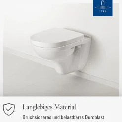 Villeroy & Boch WC-Sitz O.novo 423 x 368 x 51 mm weiß Hot