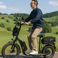 E-Scooter - XI-1500-EEC - schwarz, 15Ah ^ Viron Hot
