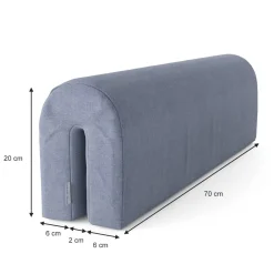 Bettkantenschutz Bettumrandung Kinderbett Kantenschutz grau Babybett ^ VitaliSpa Clearance