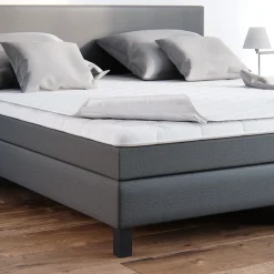 VitaliSpa Matratzenschoner Topper Matratzen-Auflage weiß für Boxpspringbett New