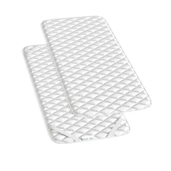 Topper Matratzenschoner 90x200 cm Matratzen-Auflage weiß Microfaser ^ VitaliSpa New