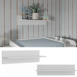 VitaliSpa Wandregal Ajaton Weiß 70 x 20 cm