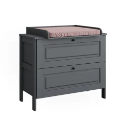 VitaliSpa Wickelkommode Ajaton Grau 108 x 98 cm Clearance